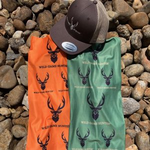 Brown Khaki Cap with 2 x Neck & Face Gaiters