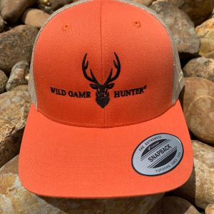 WILD GAME HUNTER CAP RUST ORANGE & KHAKI