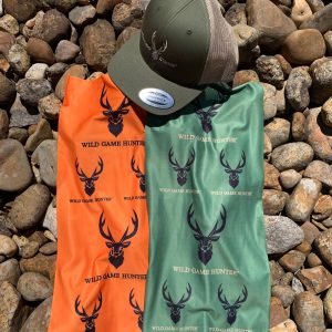 Green Khaki Cap with 2 x Neck & Face Gaiters