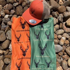 Orange Khaki Cap with 2 x Neck & Face Gaiters