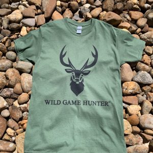 WILD GAME HUNTER T- Shirt MILITARY GREEN