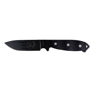 Tassie Tiger Survival Knife with Sheath, Firestarter & Sharpener **BONUS CAP**